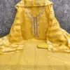 AHANA Design with Simmer Silk Booti Kodding Squance Work Top and Chandeii Silk Dupatta - Design Number 3