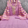 AHANA Design with Simmer Silk Booti Kodding Squance Work Top and Chandeii Silk Dupatta - Design Number 4