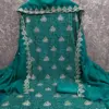 Coco Cola Vichitra Silk Multi Work Dress Material - Design Number 10