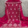 Coco Cola Vichitra Silk Multi Work Dress Material - Design Number 4