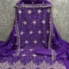 Coco Cola Vichitra Silk Multi Work Dress Material - Design Number 8