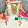 Kiara Modal Rajvadi Booti Koddling Gotapatti Work Dress Material - Design Number 1