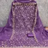 Kulfi Crunchy Simmer Multi Sequence Work Dress Material - Design Number 5