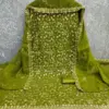 Kulfi Crunchy Simmer Multi Sequence Work Dress Material - Design Number 7