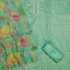 MAHIRA Simmer Silk Multi Floral Beads & Stone Hand Work with Santoon and Organza Silk Dupatta - Design Number 2