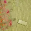 MAHIRA Simmer Silk Multi Floral Beads & Stone Hand Work with Santoon and Organza Silk Dupatta - Design Number 8
