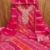 MANCHALI 1 Dress Material PV Roman Print Santoon Chanderi Zakard - Design Number 2