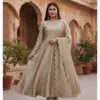 NEW HEAVY FULLY STITCHED ANARKALI SUIT SET WITH CORDING EMBROIDERY - Design Number 1
