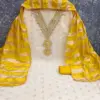 Padma Simmer Silk Multi Koding Squance Work Santoon Chanderi Silk Fancy Zakard - Design Number 3