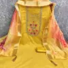 RAKHI Modal Rajvadi Booti Fancy Beats & Koddling Squance Work with Santoon and Chanderi Dupatta - Design Number 8