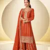 RINAAYA Gulkayra Designer Real Chinon Set - Design Number 3