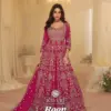 Roop 2PC Set Premium Real Georgette Heavy Embroidered | ER - Design Number 1
