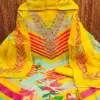 SUN SHINE Chanderi Print Koddings Squance Work Dress Material - Design Number 4