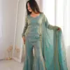 ZSR-3159 Women's Ethnic Wear Fendy Silk | Embroidery - Design Number 1