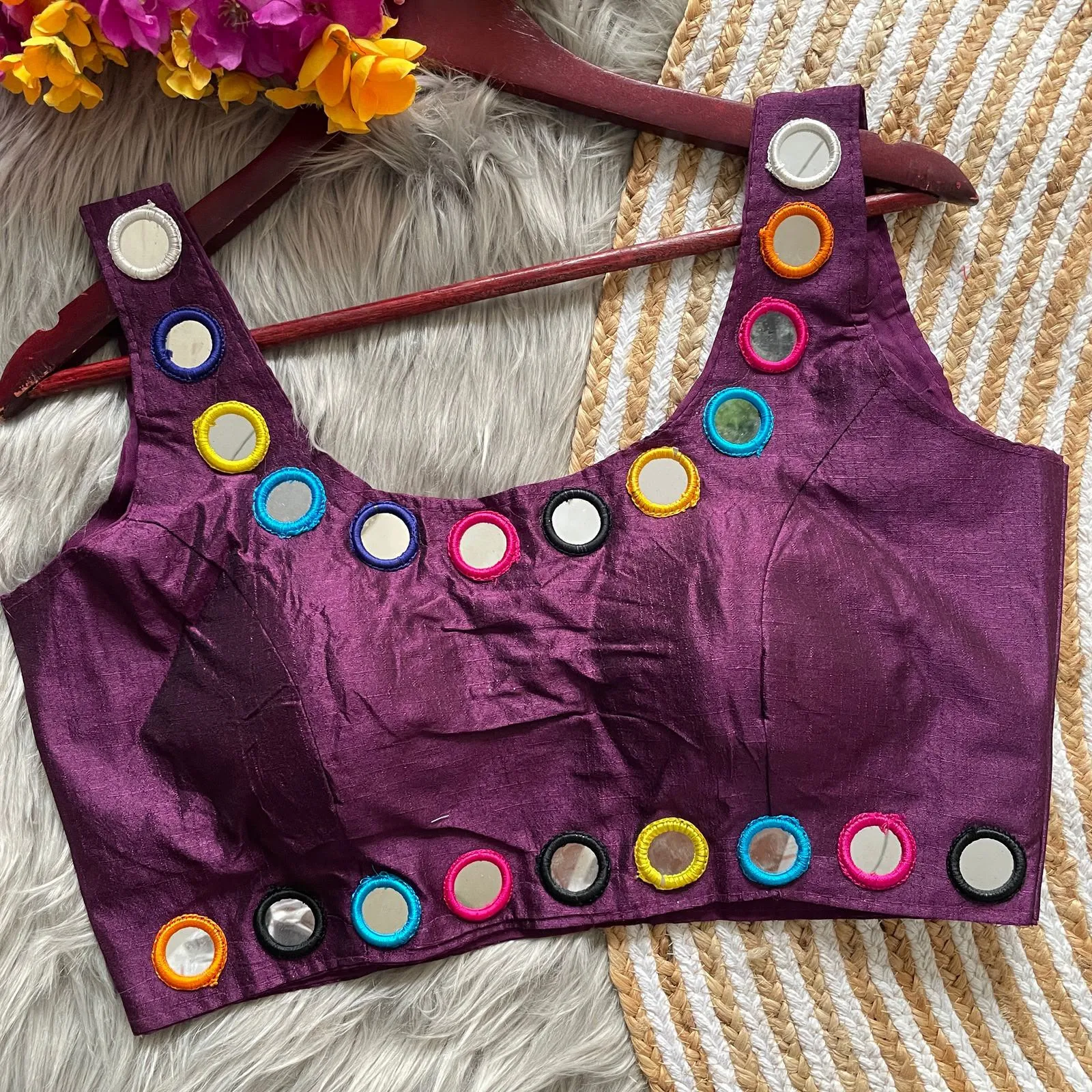 Fancy Blouse Heavy Fantom Silk Blouse 11