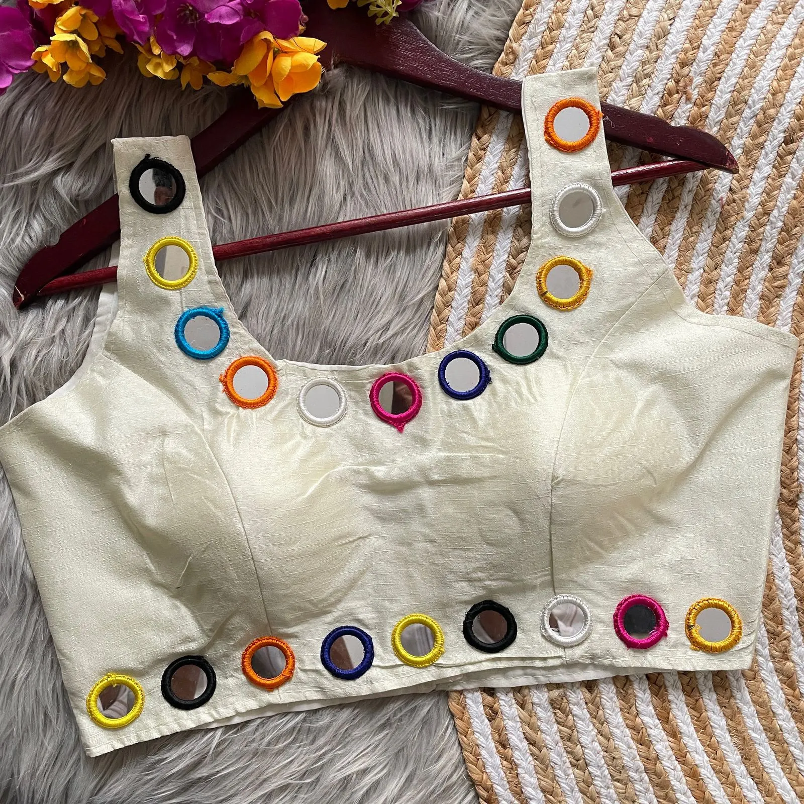 Fancy Blouse Heavy Fantom Silk Blouse 4