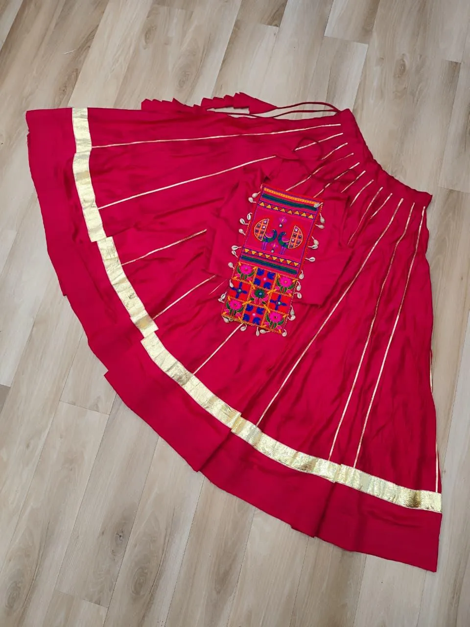 Roman Gota Patti Lace Lehenga Choli S2025