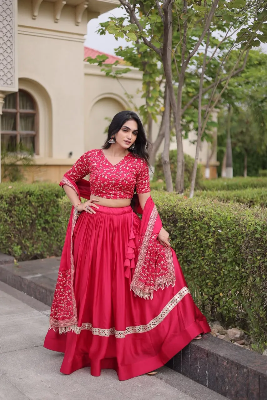 S 2026 Glory Satin Lehenga Choli 4