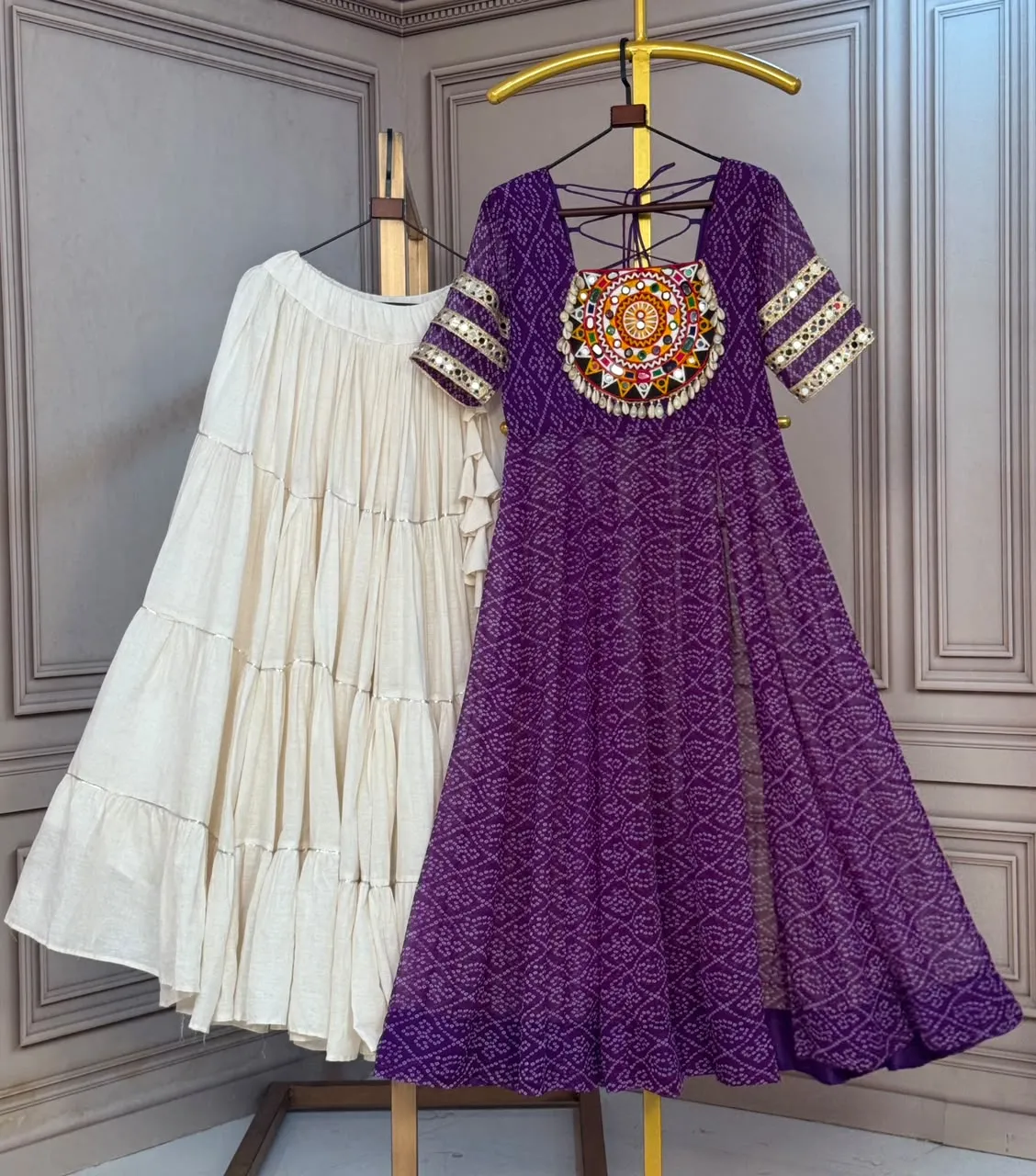 Kora Cotton Frill Stitching Lehenga Choli S2026 2