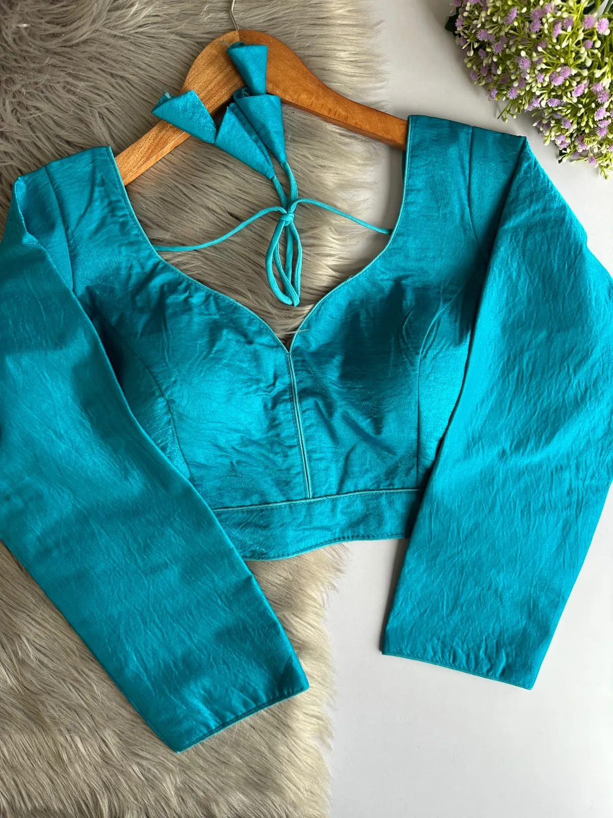 Sabyasachi Blouse Space Silk Blouse