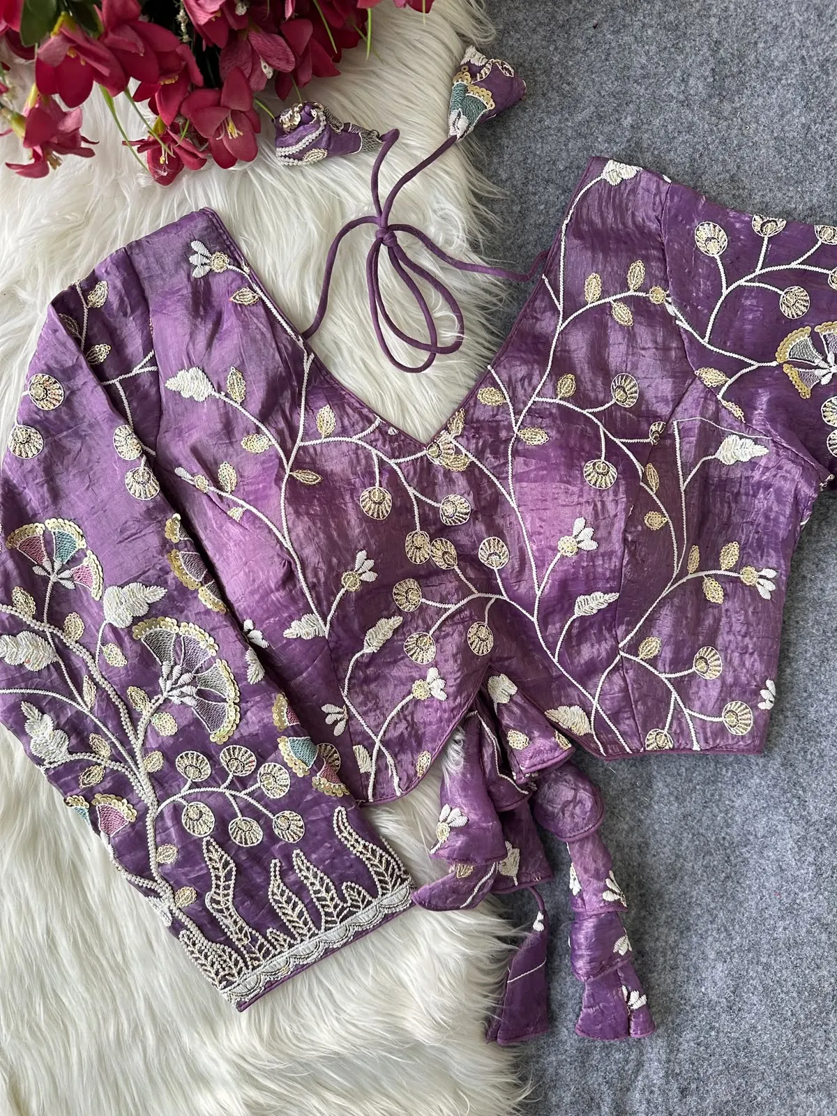 Space Beasts Heavy Space Silk Blouse 9