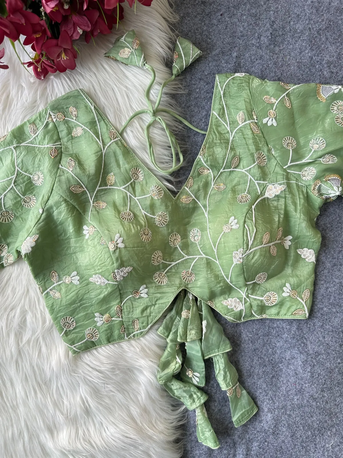 Space Beasts Heavy Space Silk Blouse 5