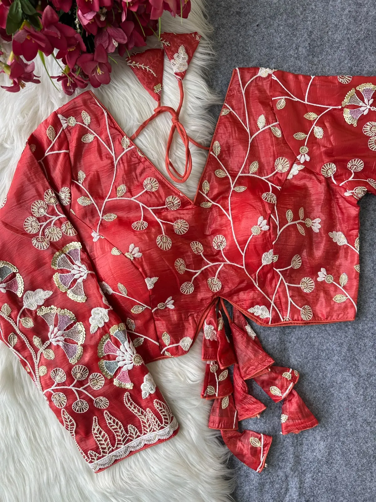 Space Beasts Heavy Space Silk Blouse 7