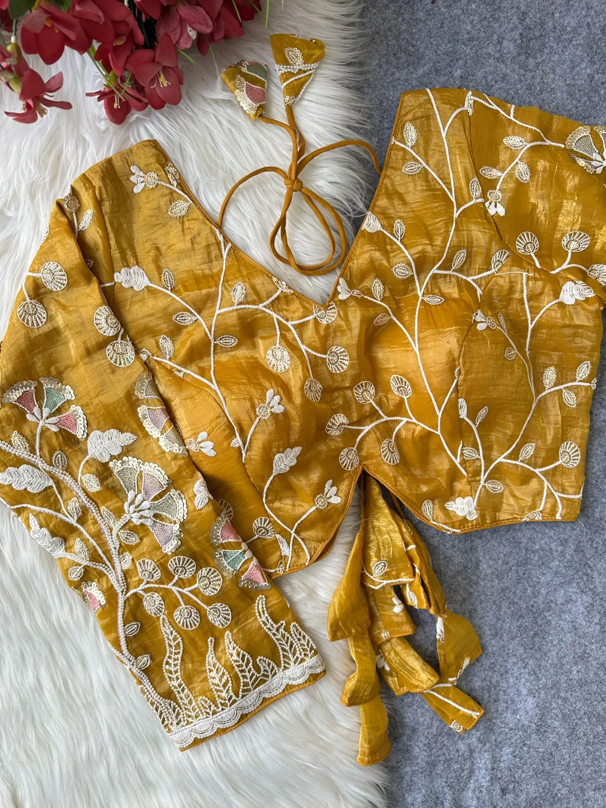 Space Beasts Heavy Space Silk Blouse 8