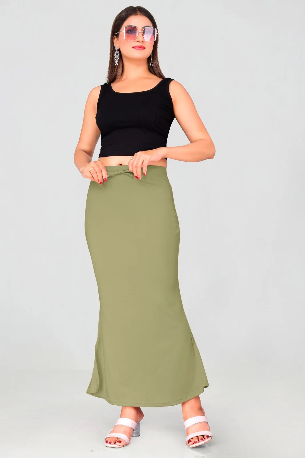 Fish Cut Petticoat Polyester Cotton Lehenga Choli 44