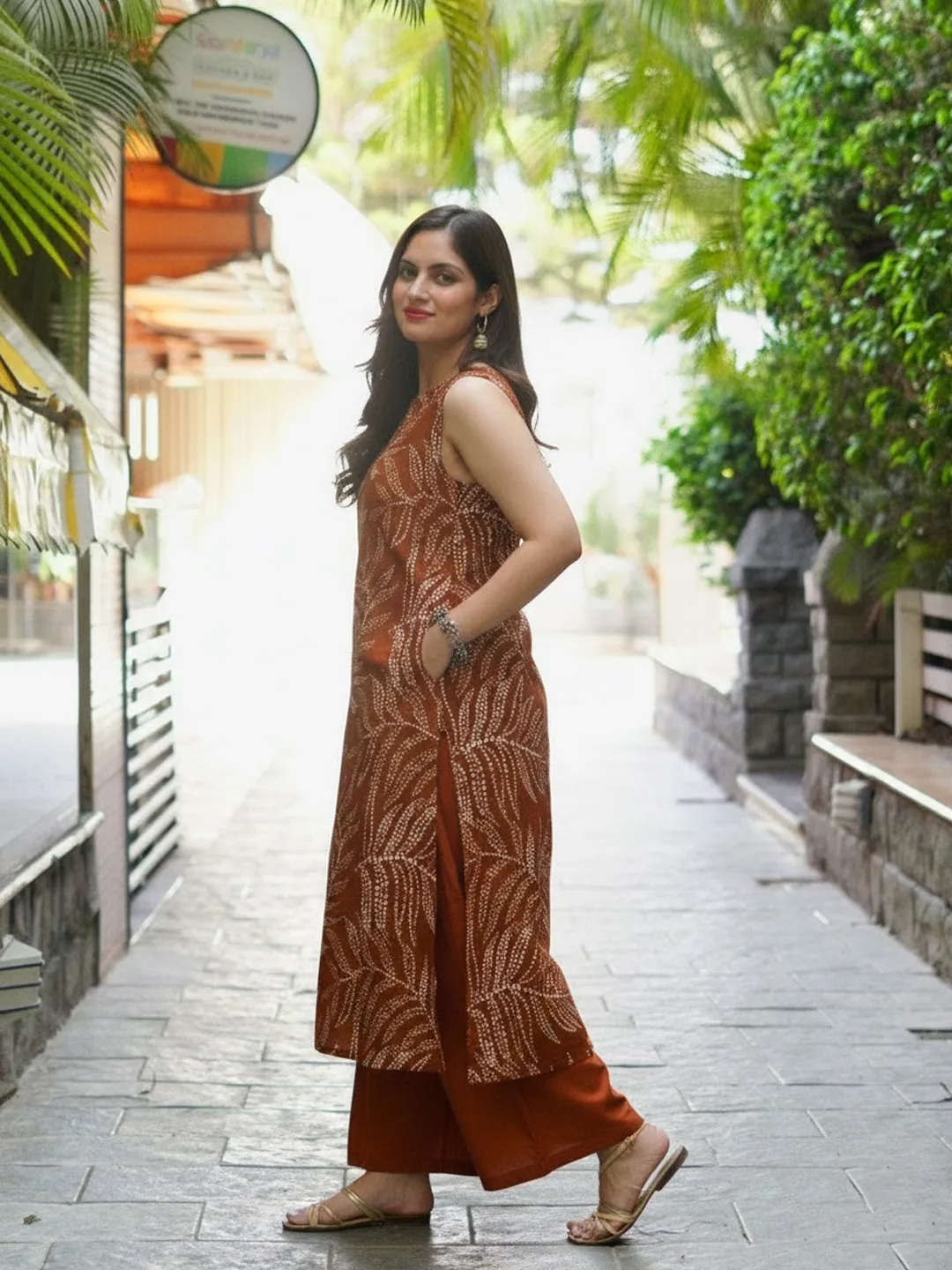 Fully Stiched Rayon Printed 2062 Readymade Dress 3