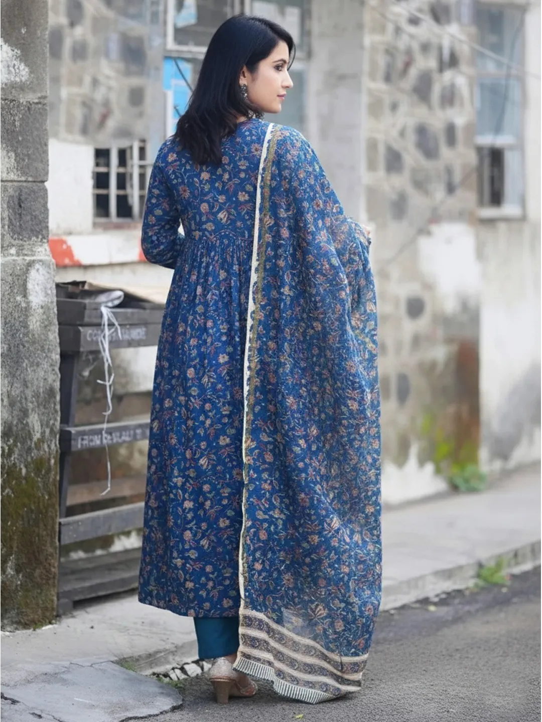 Fully Stiched Rayon Printed 2065 Readymade Dress 2