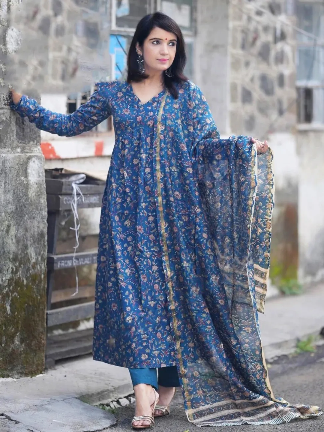 Fully Stiched Rayon Printed 2065 Readymade Dress 3