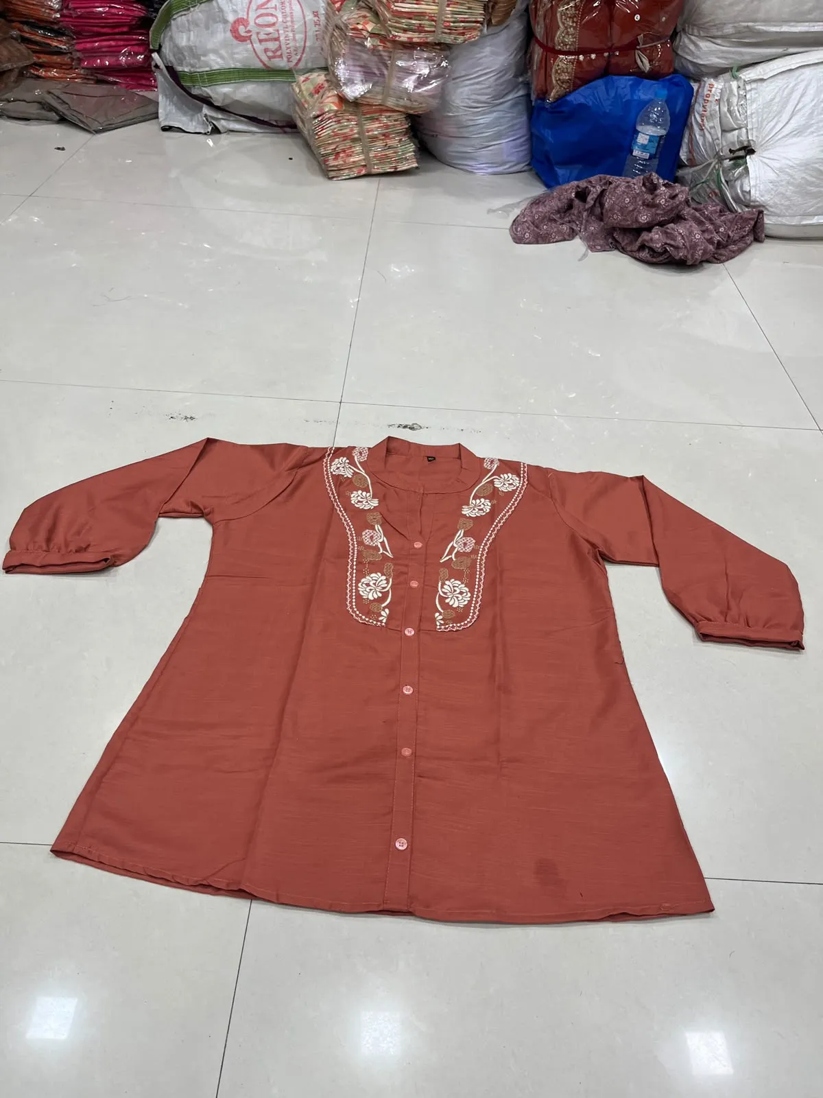 Fvd 7Star Chiku Rayon Slub With Embroidery Work Kurti Pant Set 2