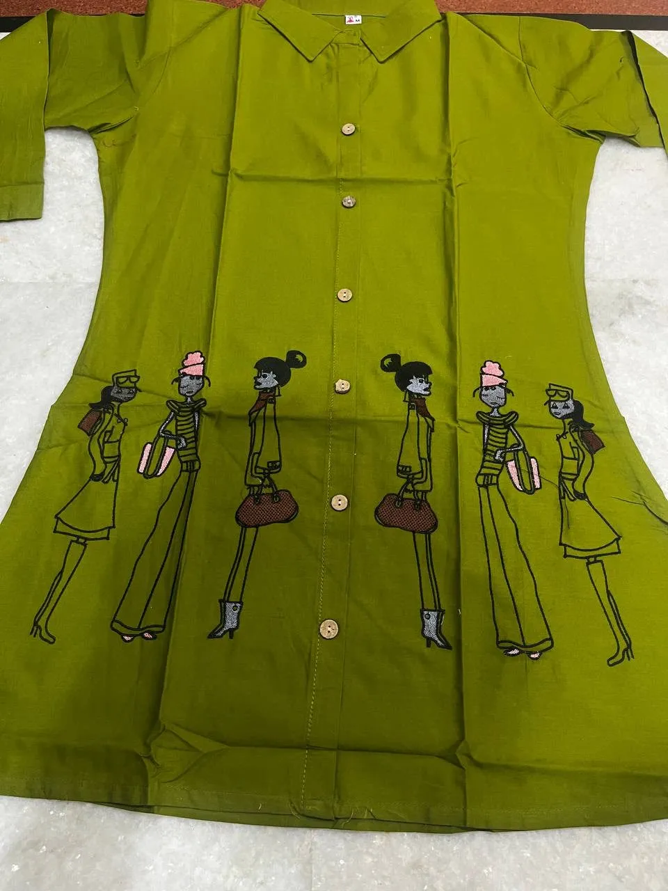 Fvd Maria Rayon Slub With Digital Print Kurti Pant Set 4