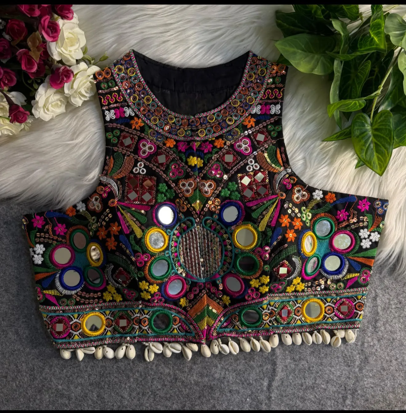 Halter Neck Blouse Upto 4042 Heavy Italian Silk Blouse 9