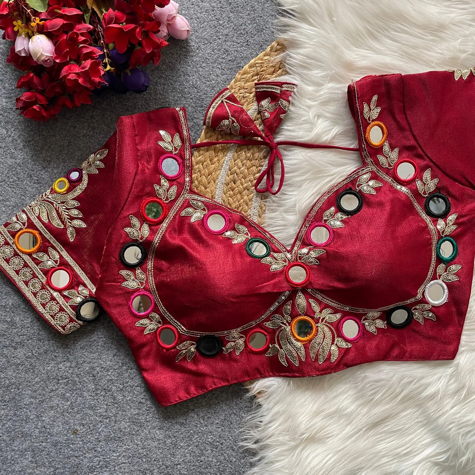 Navratri 0013 Only 499 Heavy Milan Silk Blouse 11