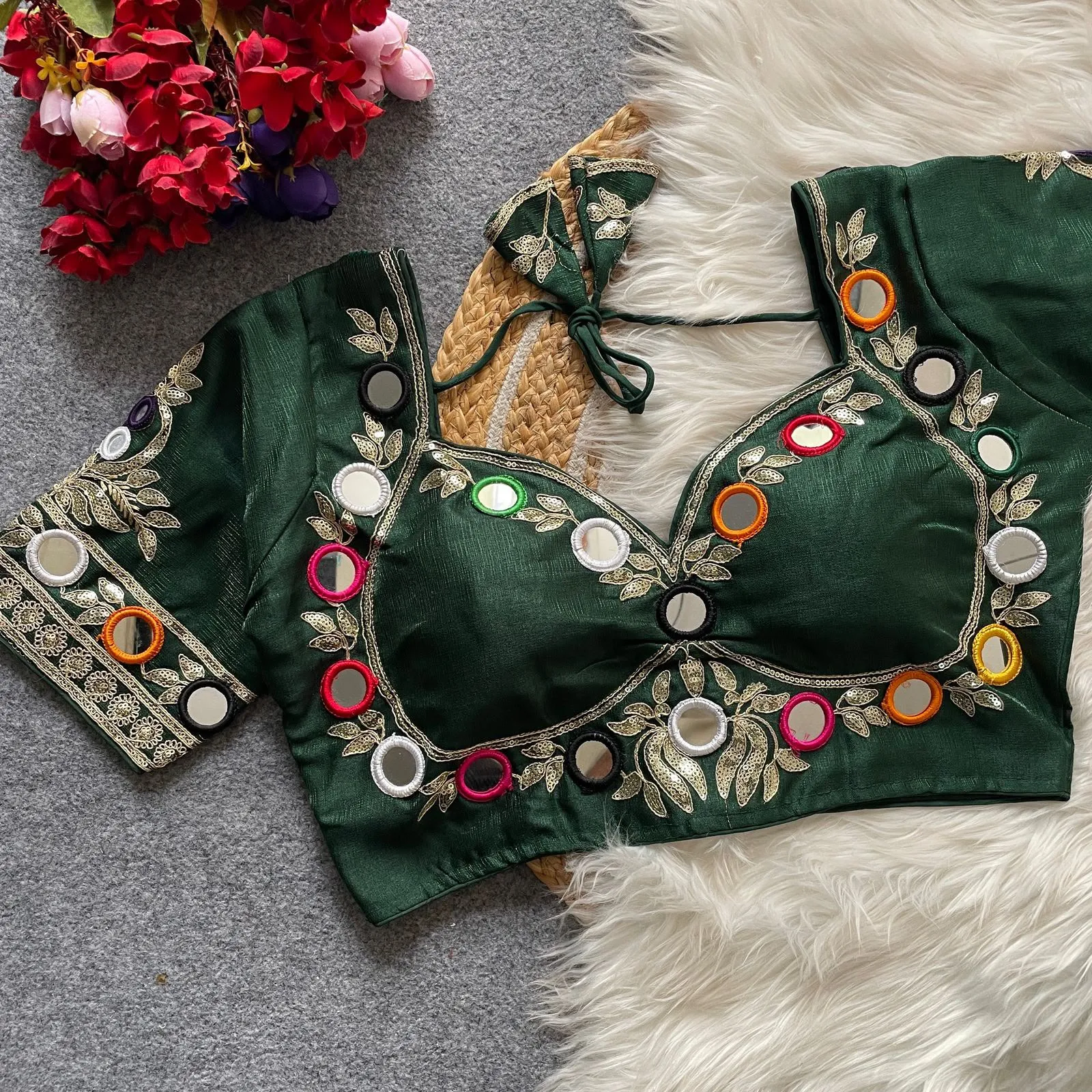 Navratri 0013 Only 499 Heavy Milan Silk Blouse 2