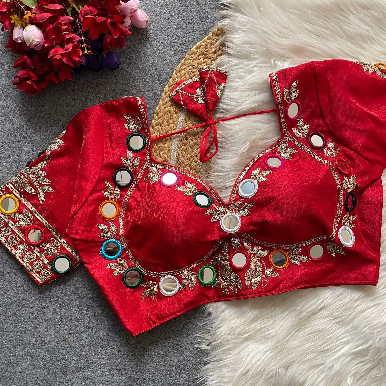 Navratri 0013 Only 499 Heavy Milan Silk Blouse 3