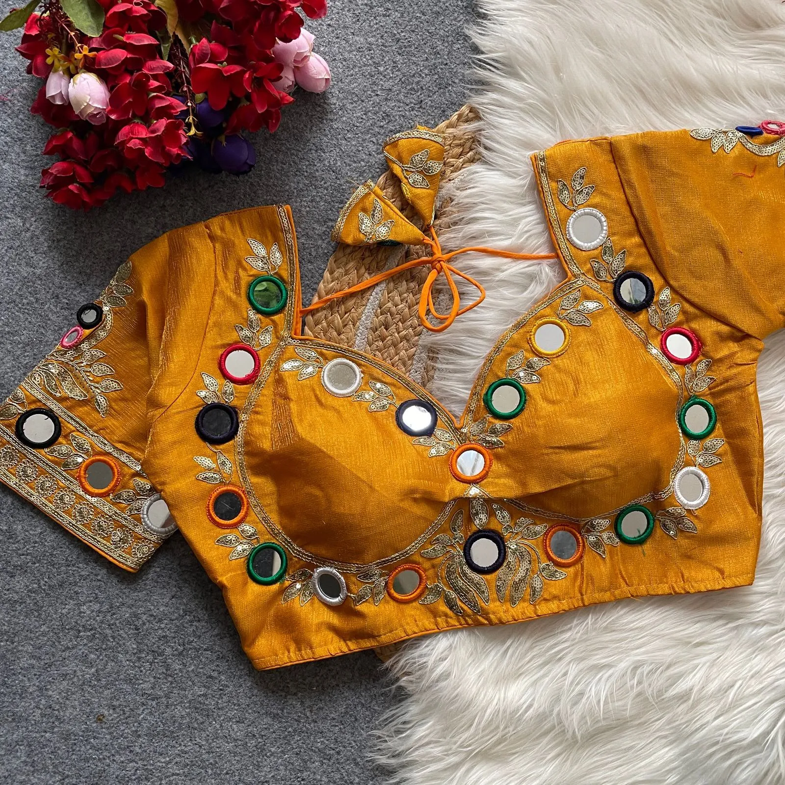 Navratri 0013 Only 499 Heavy Milan Silk Blouse 4