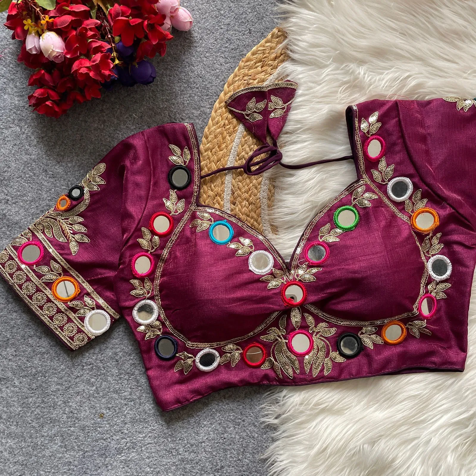 Navratri 0013 Only 499 Heavy Milan Silk Blouse 7