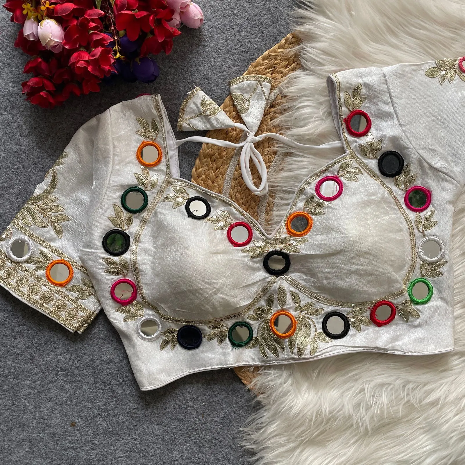 Navratri 0013 Only 499 Heavy Milan Silk Blouse 8