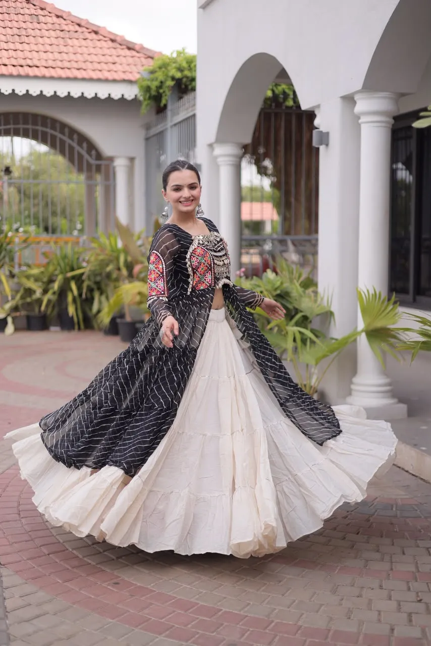 S 2026 Ka 5077 Kora Cotton With Standard Frill Stitching Lehenga Choli 4