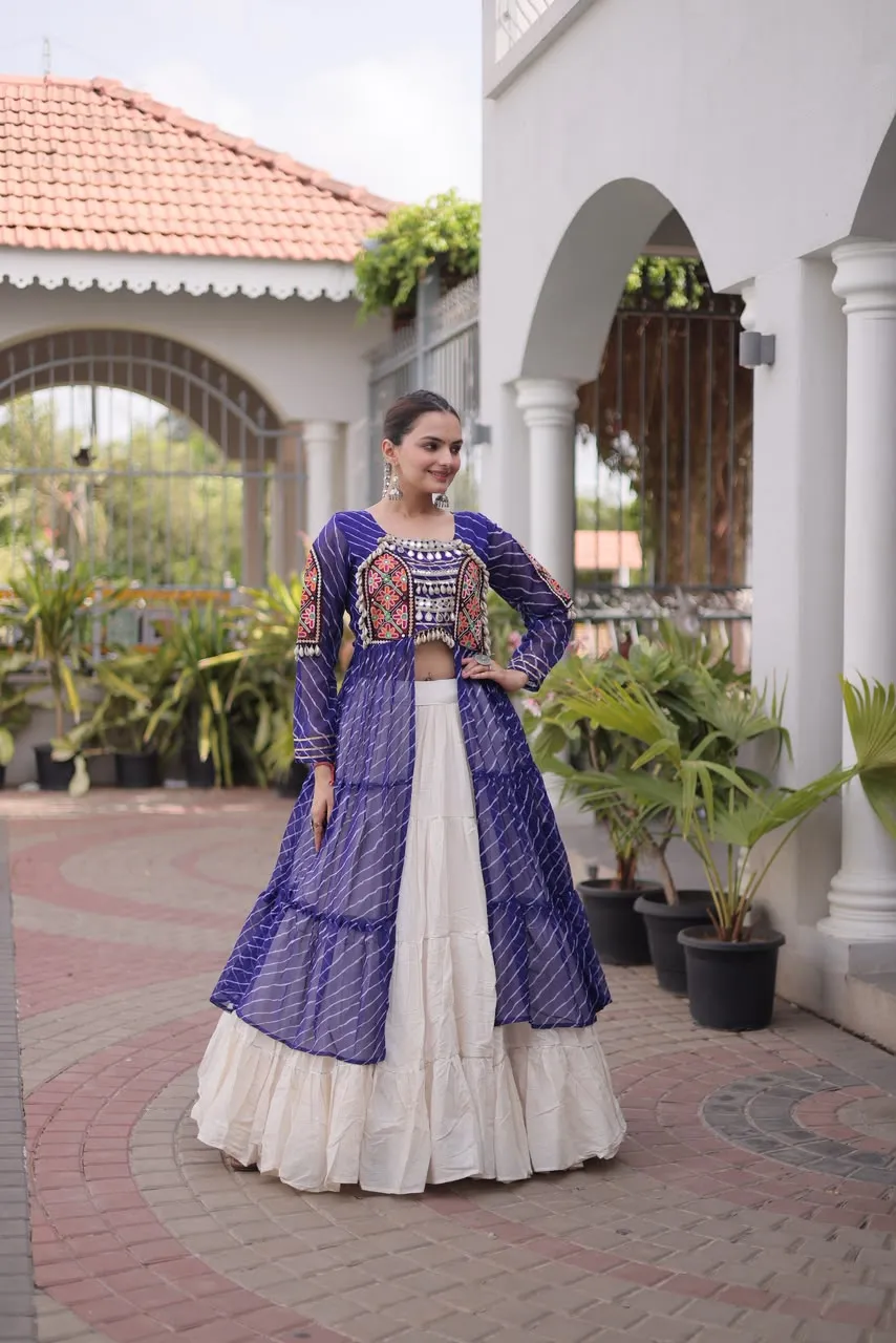 S 2026 Ka 5077 Kora Cotton With Standard Frill Stitching Lehenga Choli 6