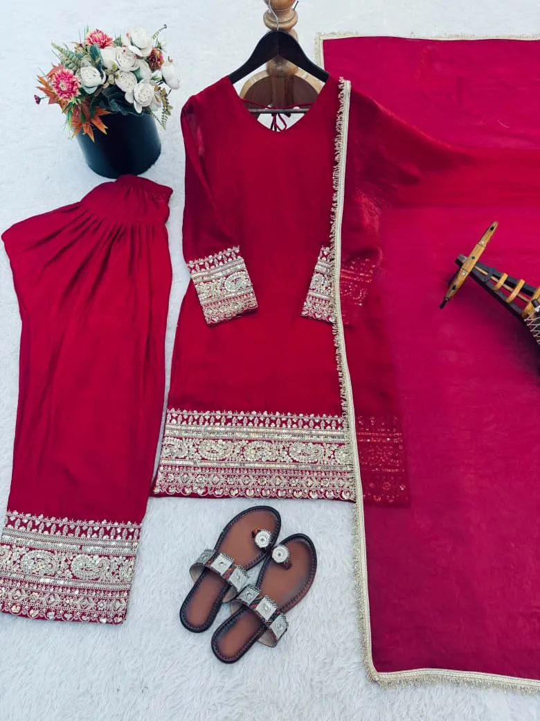 Zsr 3164 Fendy Silk Readymade Dress 2