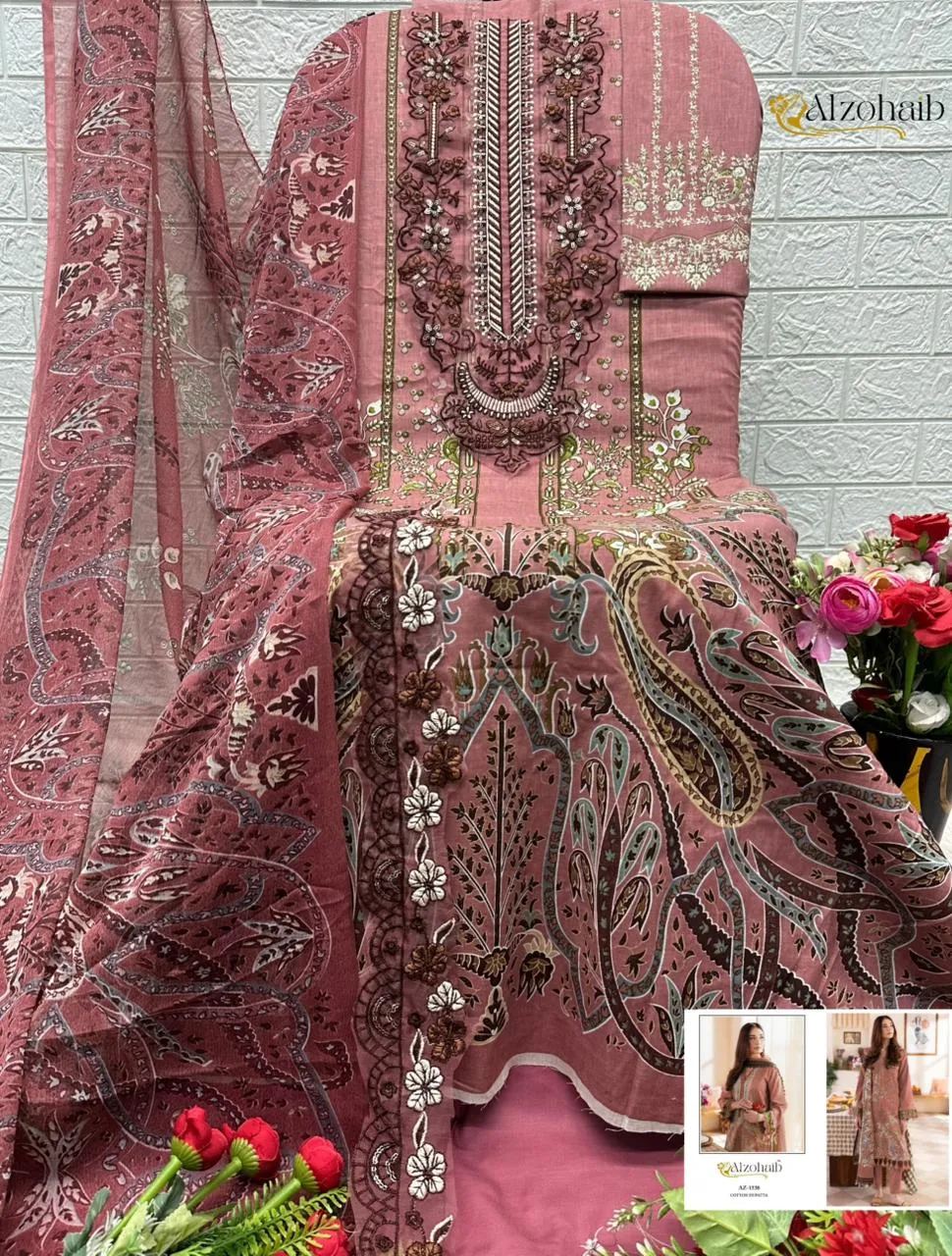 1 Az 1530 1531 1532 A 1532 B Pure Cotton Pakistani Suits 3