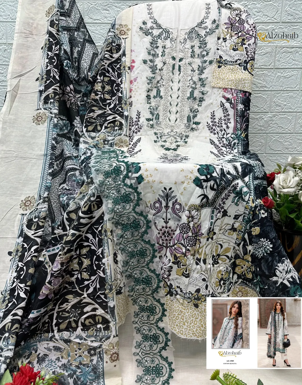 1 Az 1582 1583 1584 1585 Pure Cotton Pakistani Suits 1