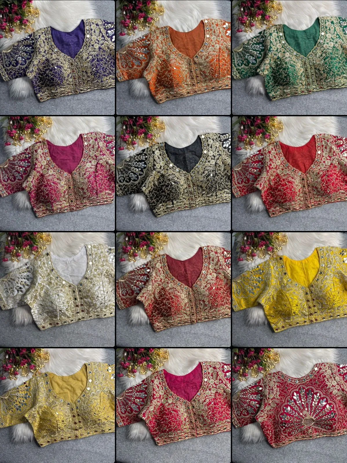 3 D Peacock Pure Blouse 2