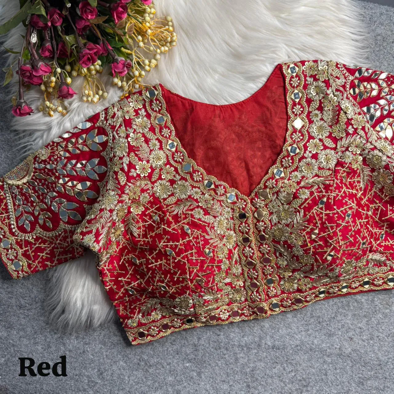 3 D Peacock Pure Blouse 3