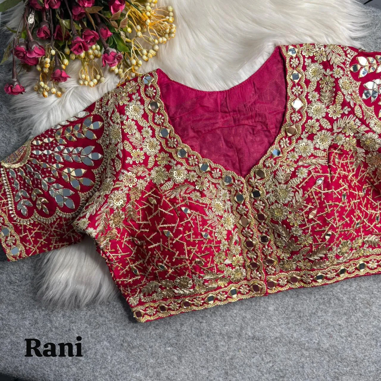3 D Peacock Pure Blouse 5