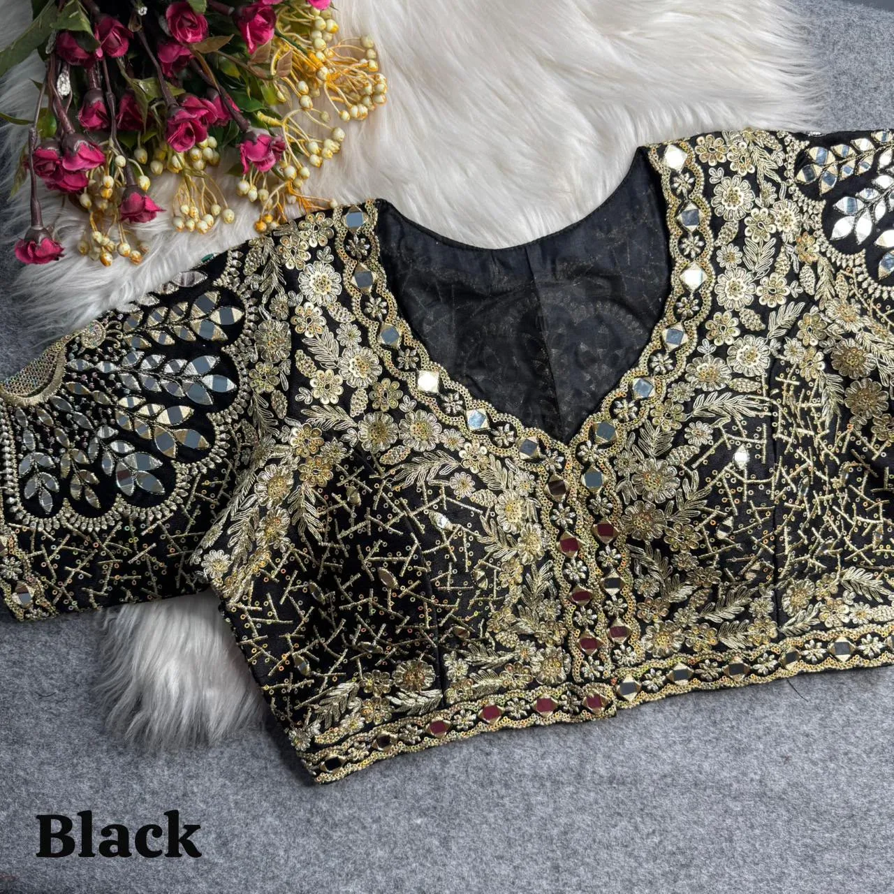 3 D Peacock Pure Blouse 6